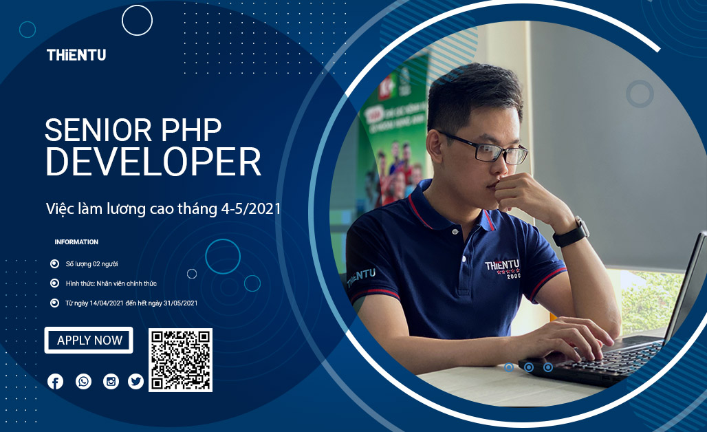 Tuyển dụng vị trí nhân viên lập trình PHP | SENIOR PHP DEVELOPER