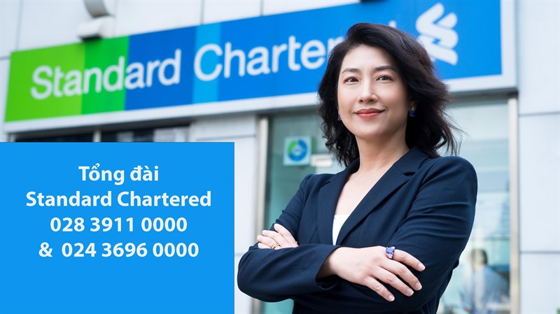 Tổng đài Standard Chartered Việt Nam, số hotline hỗ trợ và CSKH 24/7