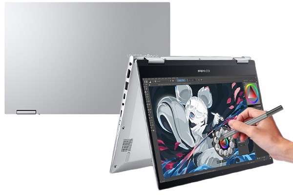 Laptop màn hình cảm ứng Laptop Asus VivoBook Flip 14 TP470EA i3 (EC346W) 