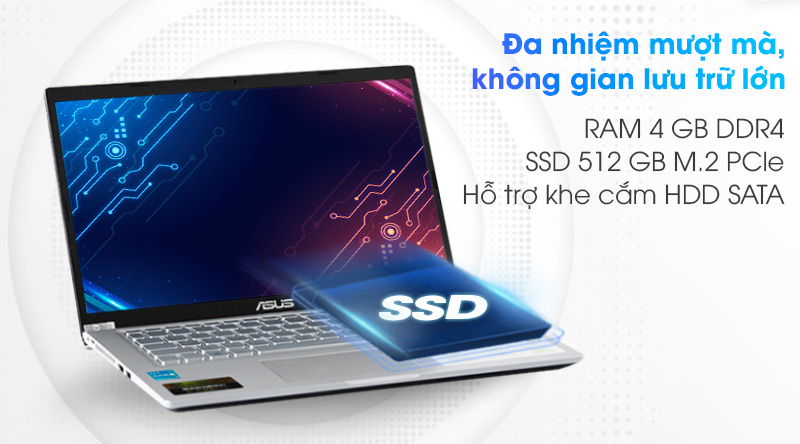Laptop Asus VivoBook X415EA i3 (EK1386W) tốt nhất